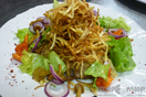 «Триумф» — бифштекс из телятины с картофелем пай и салатом из маринованных грибов — 320 р.